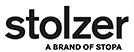 Logoschriftzug schwarz Stolzer- Parkhaussysteme eine Marke von STOPA