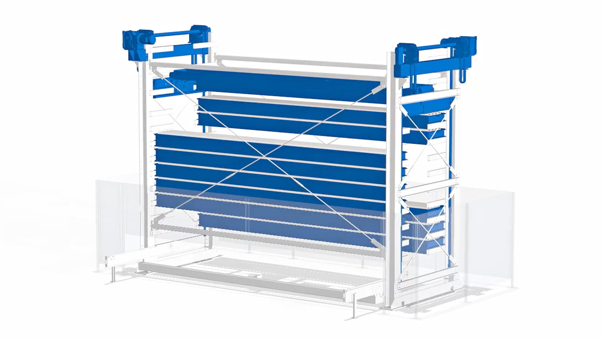Stopa Storage System LG-T | Tower Storage System for Long-Span Goods | STOPA