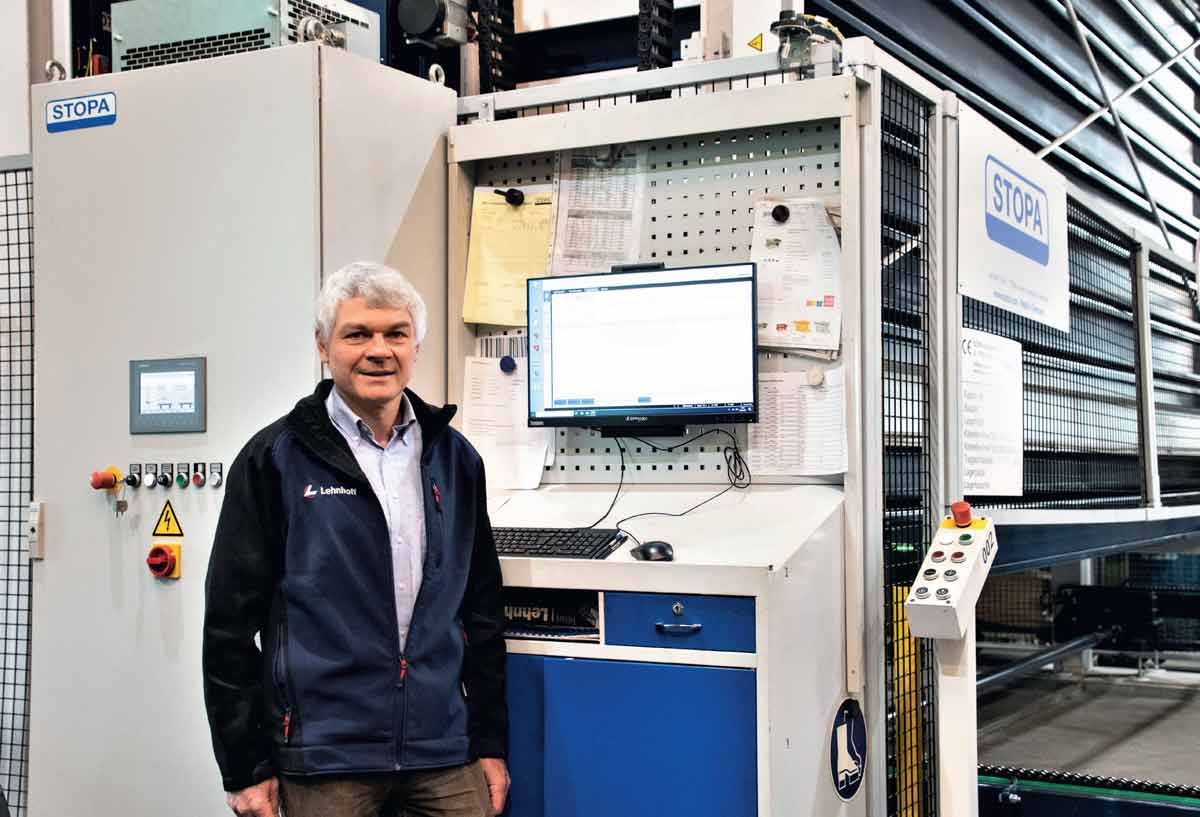 Picture: Frank Spengler, Production Manager at Lehnhoff Hartstahl