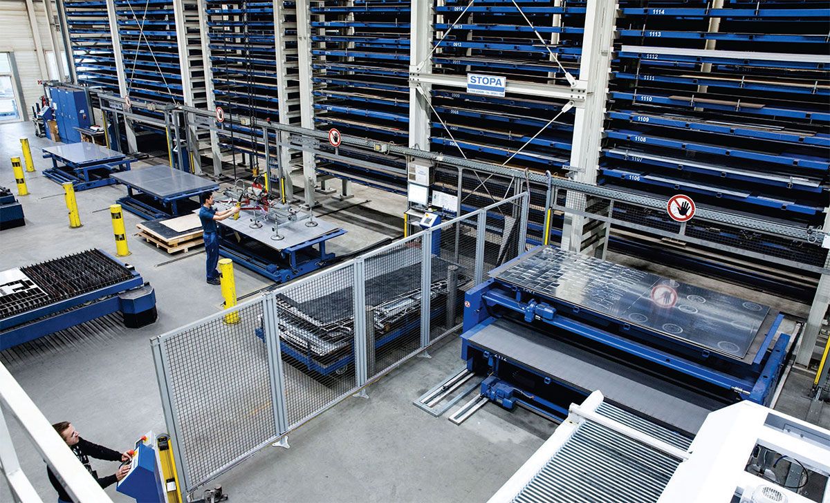 Bild: STOPA UNIVERSAL, Blechlager