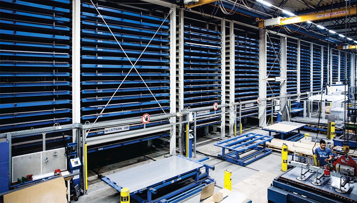 Immagine: STOPA UNIVERSAL, Magazzino per lamiere